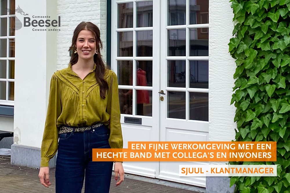 Foto van Sjuul: Klantmanager: En fijne werkomgeving met een hechte band met collega's en inwoners. 